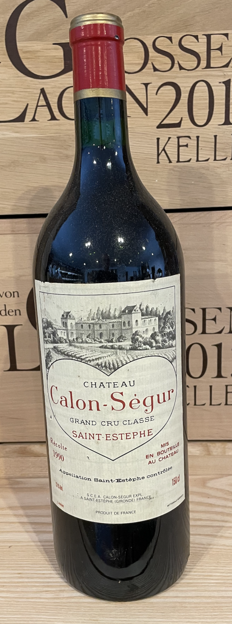 Château Calon-Segur Saint Estephe Grand Cru Classe Magnum 1990 Frankreich Bordeaux Rotwein