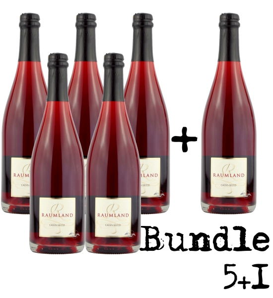 Raumland Cassis Secco "5+1" - 6 Flaschen Deutschland Rheinhessen