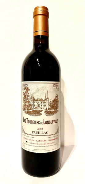 Les Tourelles de Lomgueville Pauillac AOP 2003 Bordeaux Frankreich 13,5% Rotwein - Rarität