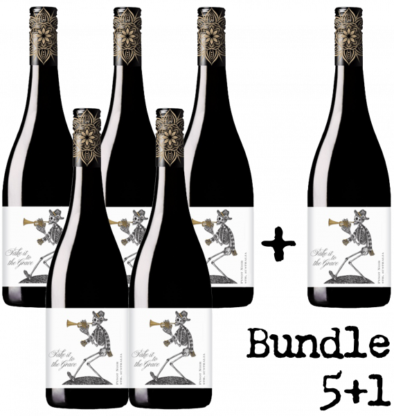 BUNDLE "5+1" - F. W. Wines Take it to the Grave Pinot Noir 2016 Australien Adelaide Hills Rotwein