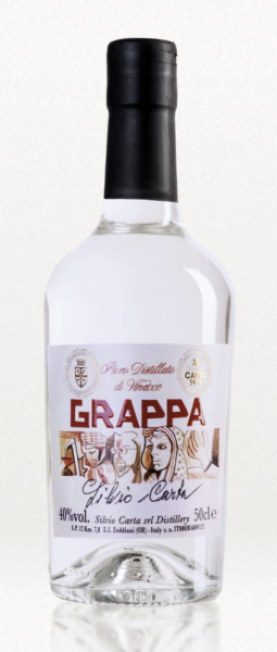 Silvio Carta Srl Grappa di Vinacce 0,5l. - 40 Gr. Italien Sardinien Grappa