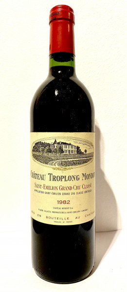 Château Troplong Mondot Saint-Emilion Grand Cru Classé 1982 Frankreich Rotwein - Rarität