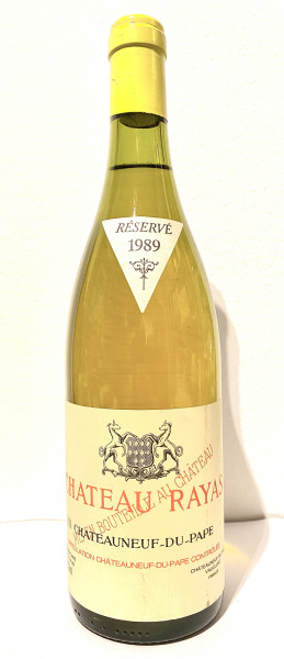 Château Rayas Chateauneuf-du-Pape Réservé Blanc 1989 Rhône Frankreich Weisswein 13,5% - Rarität