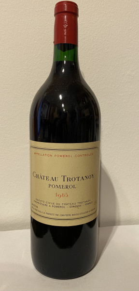 Château Trotanoy Magnum 1985, Pomerol Frankreich Bordeaux Rotwein Rarität